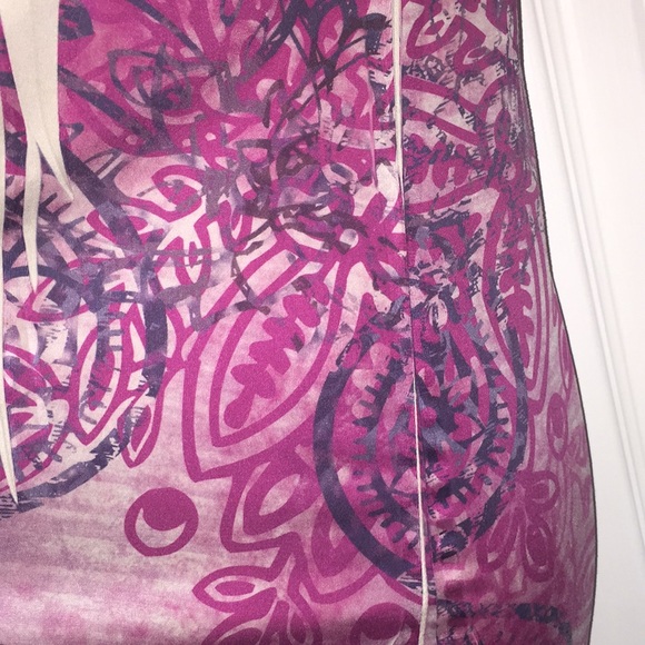 Unity World Wear Ladies Boho Tribal Tunic Top Blouse Size Petite Large LP - Picture 5 of 12